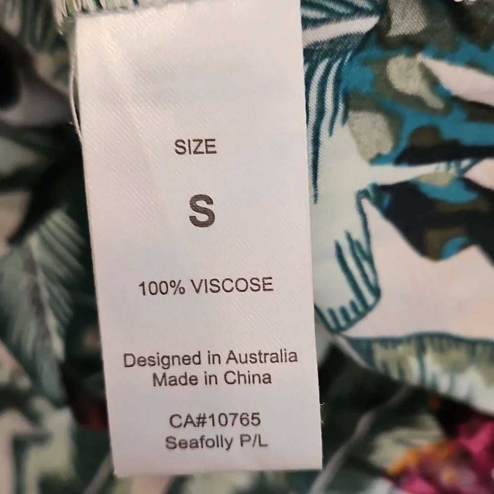 REVOLVE Seafolly palm ParadisE SLIP, COVERUP DRESS